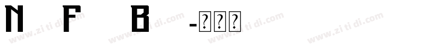 NaniFont Bold字体转换